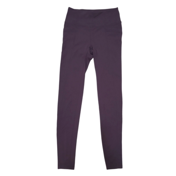 Athleta High Waisted Metro Leggings W/ Front & Back Pockets Plum Size XS - Picture 13 of 13